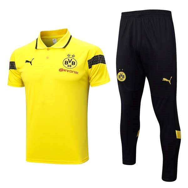 Polo Borussia Dortmund Set Completo 2023-2024 Giallo
